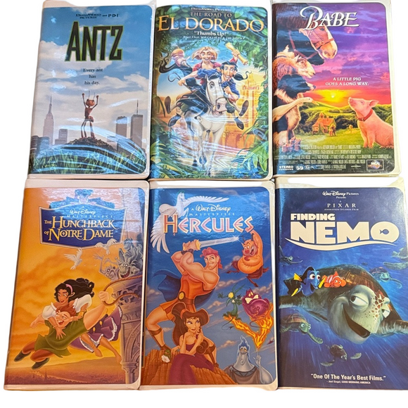 Walt Disney Other - Disney Classic Animated VHS Movie Collection - 6 movies